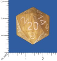 Dice : MINT62 NORSE FOUNDRY WOOD D20 LARGE