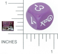 Dice : DUPS IN NON NUMBERED OPAQUE ROUNDED SOLID COMPONENT GAME SYSTEMS XENA THE WARRIOR PRINCESS THE BOARD GAME 01