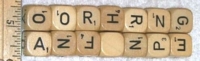Dice : NON NUMBERED UNKNOWN SCRABBLE LIKE 01