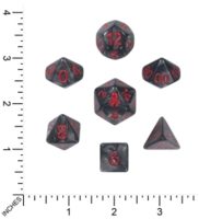Dice : MINT72 KRAKEN SIGNATURE BLACK WITH RED