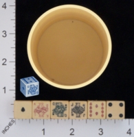 Dice : MINT16 K C CARD CO CELLULOID WITH CUP 01