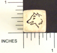 Dice : WOOD UNKNOWN 01 WOLF