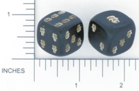 Dice : D6 OPAQUE ROUNDED SOLID KNIFE SHOP VILSECK GERMANY 01