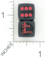 Dice : D6 OPAQUE ROUNDED SOLID CHESSEX CUSTOM FOR LINDA NORRIS DICE DAME 01