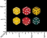 Dice : MINT80 UNKNOWN D6 SMALL 04