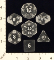 Dice : MINT19 CRYSTAL CASTE CLEAR ROUNDED SOLID 02