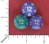 Dice : MINT52 CHESSEX D12 FROM POUND