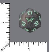 Dice : D20 MTG OPAQUE ROUNDED SWIRL WIZARDS OF THE COAST MTG DUSKMOURN 07