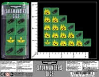 Dice : MINT75 GAMES WORKSHOP WARHAMMER 40000 SALAMANDERS