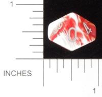 Dice : D10 OPAQUE ROUNDED SWIRL UNKNOWN CANDY CANE BKTRADE 01