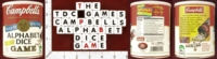 Dice : MINT27 TDC GAMES CAMPBELLS ALPHABET DICE GAME 01