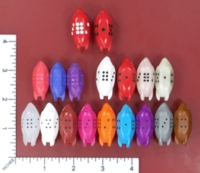 Dice : MINT51 GAME SALUTE ROCKET DICE PROTOTYPES D6 PIPPED
