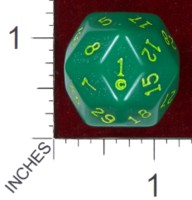 Dice : D30 OPAQUE ROUNDED SOLID ARMORY 01