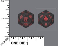 Dice : D20 MTG OPAQUE ROUNDED SPECKLED WIZARDS OF THE COAST MTG FINAL FANTASY 04