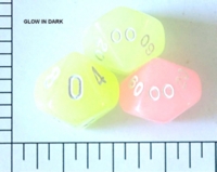 Dice : D10 TRANSLUCENT ROUNDED SOLID 2