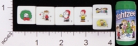 Dice : NUMBERED OPAQUE ROUNDED SOLID USAOPOLY PEANUTS A CHARLIE BROWN CHRISTMAS YAHTZEE 01