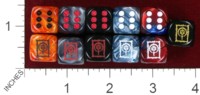 Dice : MINT38 CHESSEX FOR GAMER TRIBES