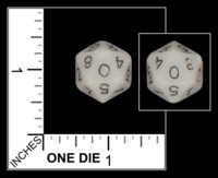Dice : TSR CREATIVE PUBLICATIONS D20