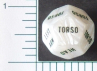 Dice : D12 OPAQUE ROUNDED IRIDESCENT 3
