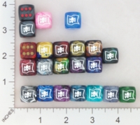Dice : MINT16 CHESSEX PIRATE FLAG 01