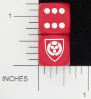 Dice : D6 OPAQUE ROUNDED SOLID CHESSEX CUSTOM 11 FOR KINGDOM DICE SCA KINGDOM OF EALDORMERE