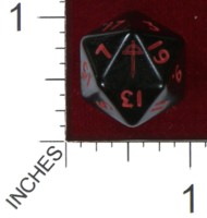 Dice : D20 OPAQUE ROUNDED SOLID PRODOS GAMES MUTANT CHRONICLES DARK LEGION