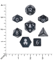 Dice : MINT72 KRAKEN SIGNATURE ABYSS WITH SILVER